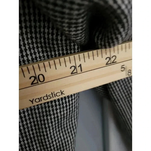 Vintage Alfred Dunner Womens 2pc 100Wool Suit Blazer Skirt Blk Sz 14 Made in USA - Picture 5 of 16